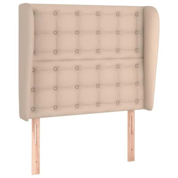 VidaXL Tête De Lit Avec Oreilles Cappuccino 103x23x118/128 Cm marque pas cher 3