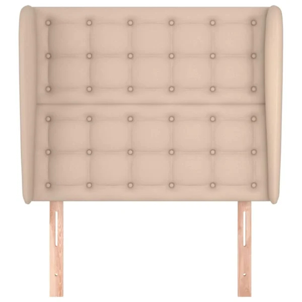 VidaXL Tête De Lit Avec Oreilles Cappuccino 103x23x118/128 Cm marque pas cher 4