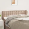mode VidaXL Tête De Lit Avec Oreilles Cappuccino 147x23x78/88 Cm Similicui… 19