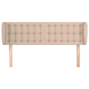 mode VidaXL Tête De Lit Avec Oreilles Cappuccino 147x23x78/88 Cm Similicui… 9