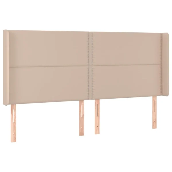 VidaXL Tête De Lit Avec Oreilles Cappuccino 163x16x118/128 Cm magasin pas cher 3
