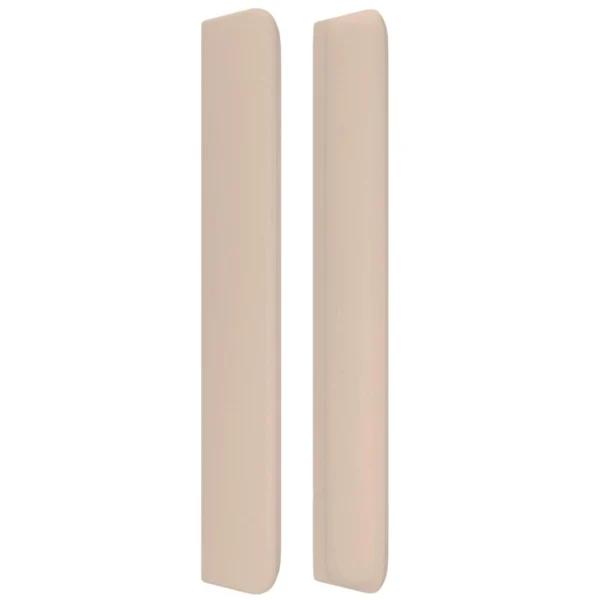 VidaXL Tête De Lit Avec Oreilles Cappuccino 163x16x118/128 Cm magasin pas cher 5