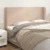 Top ventes VidaXL Tête De Lit Avec Oreilles Cappuccino 163x23x118/128 Cm 19
