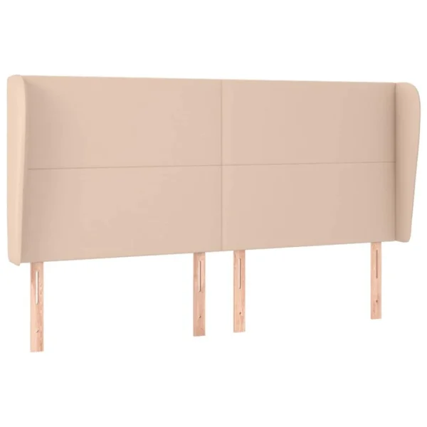 Top ventes VidaXL Tête De Lit Avec Oreilles Cappuccino 163x23x118/128 Cm 3