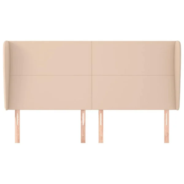 Top ventes VidaXL Tête De Lit Avec Oreilles Cappuccino 163x23x118/128 Cm 4