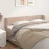VidaXL Tête De Lit Avec Oreilles Cappuccino 163x23x78/88 Cm Similicui… Officielle 17