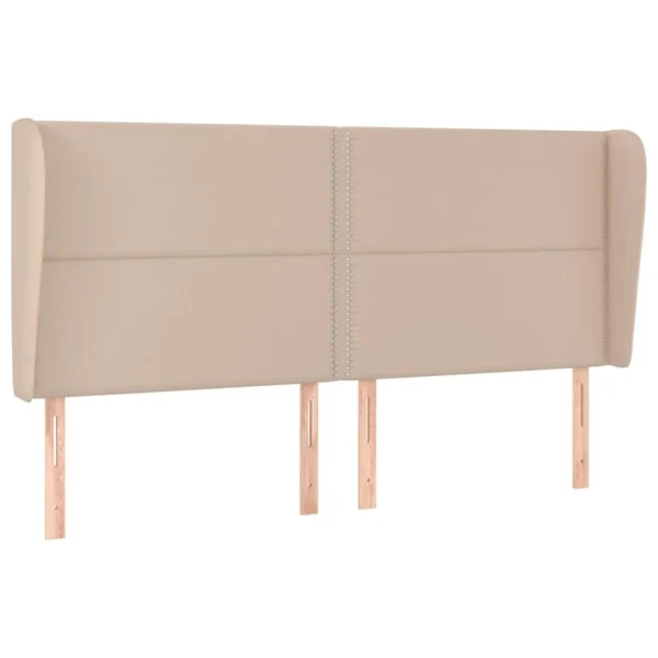 VidaXL Tête De Lit Avec Oreilles Cappuccino 183x23x118/128 Cm soldes ligne 3