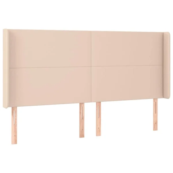 VidaXL Tête De Lit Avec Oreilles Cappuccino 203x16x118/128 Cm mode pas cher 3