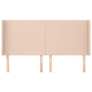 VidaXL Tête De Lit Avec Oreilles Cappuccino 203x16x118/128 Cm mode pas cher 11