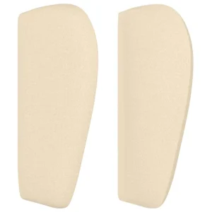 exclusivement disponibles VidaXL Tête De Lit Avec Oreilles Crème 103x23x78/88 Cm Tissu 13