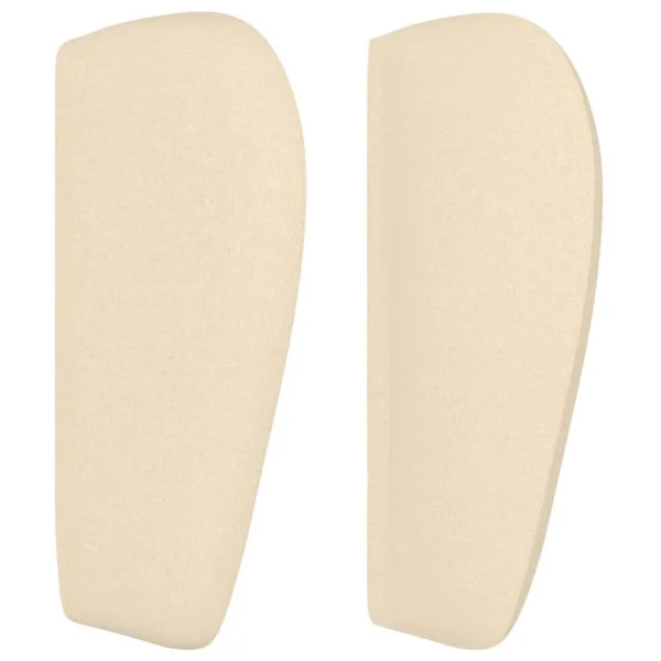 exclusivement disponibles VidaXL Tête De Lit Avec Oreilles Crème 103x23x78/88 Cm Tissu 5