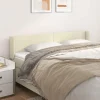 VidaXL Tête De Lit Avec Oreilles Crème 163x16x78/88 Cm Similicuir Distributeur Officiel 16