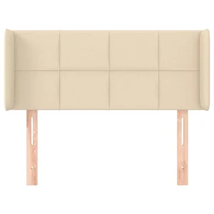 Acheter VidaXL Tête De Lit Avec Oreilles Crème 83x16x78/88 Cm Tissu 11
