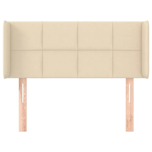 Acheter VidaXL Tête De Lit Avec Oreilles Crème 83x16x78/88 Cm Tissu 4