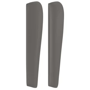 VidaXL Tête De Lit Avec Oreilles Gris 147x23x118/128 Cm Similicuir Retour Facile et Gratuit 13