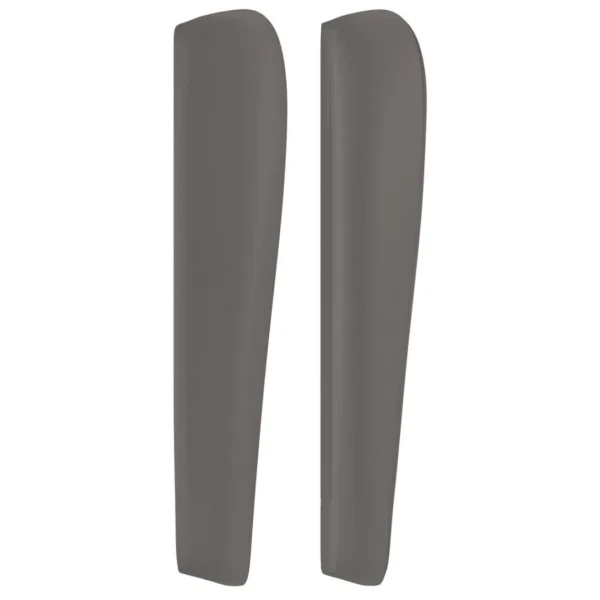 VidaXL Tête De Lit Avec Oreilles Gris 147x23x118/128 Cm Similicuir Retour Facile et Gratuit 5