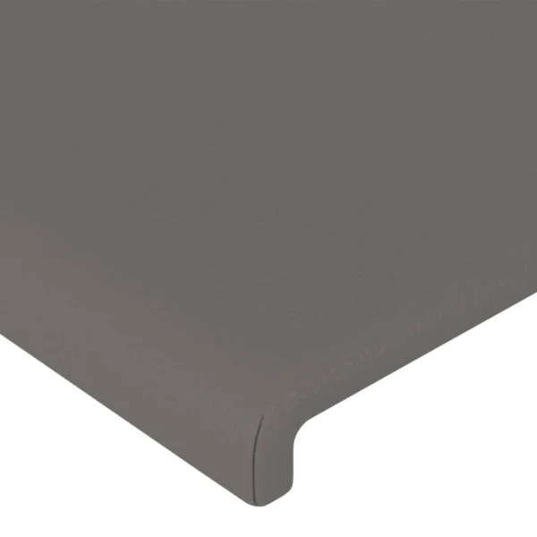VidaXL Tête De Lit Avec Oreilles Gris 147x23x118/128 Cm Similicuir Retour Facile et Gratuit 6