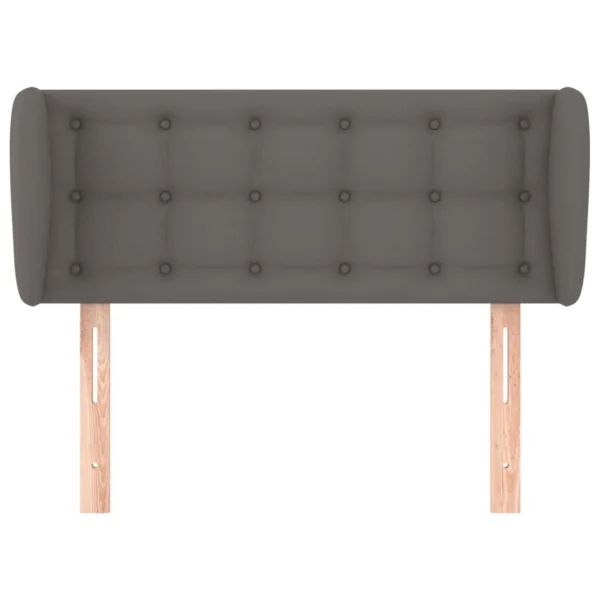 VidaXL Tête De Lit Avec Oreilles Gris 83x23x78/88 Cm Similicuir magasin paris 4