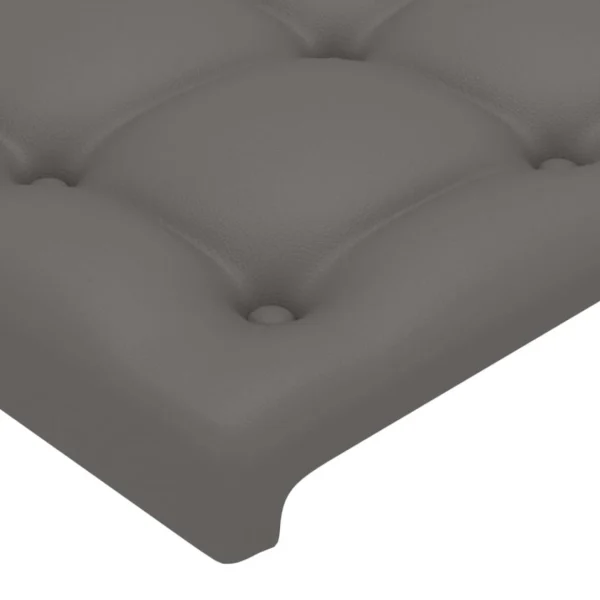 VidaXL Tête De Lit Avec Oreilles Gris 83x23x78/88 Cm Similicuir magasin paris 6