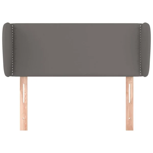 VidaXL Tête De Lit Avec Oreilles Gris 93x23x78/88 Cm Similicuir magasin france 4