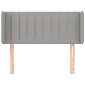 VidaXL Tête De Lit Avec Oreilles Gris Clair 103x16x78/88 Cm Tissu Nouvelle tendance 11