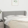 VidaXL Tête De Lit Avec Oreilles Gris Clair 147x23x78/88 Cm Tissu france en ligne 17
