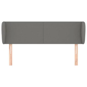 VidaXL Tête De Lit Avec Oreilles Gris Foncé 147x23x78/88 Cm Tissu Retour Facile et Gratuit 11