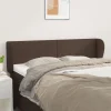 des prix incroyables VidaXL Tête De Lit Avec Oreilles Marron 147x23x78/88 Cm Similicuir 11