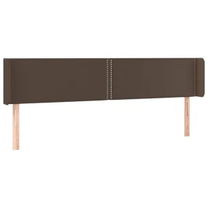 VidaXL Tête De Lit Avec Oreilles Marron 203x16x78/88 Cm Similicuir Prestation Et Rapide 9
