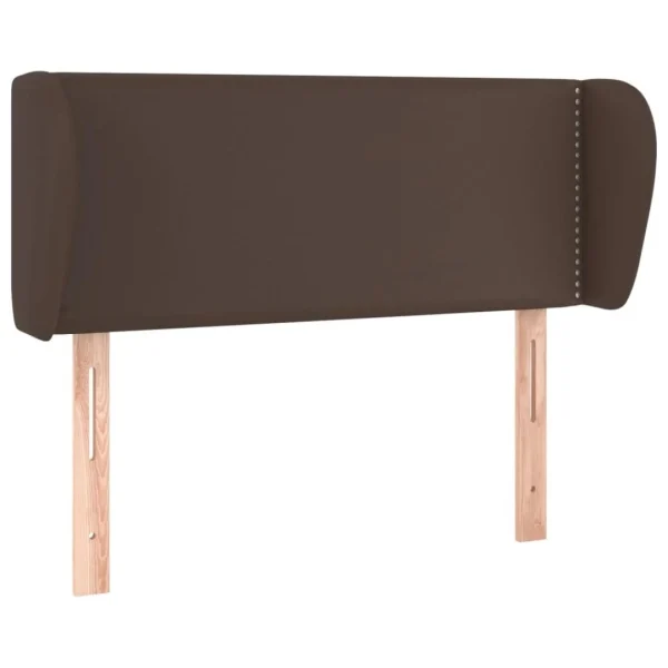 pas cher en ligne VidaXL Tête De Lit Avec Oreilles Marron 83x23x78/88 Cm Similicuir 3
