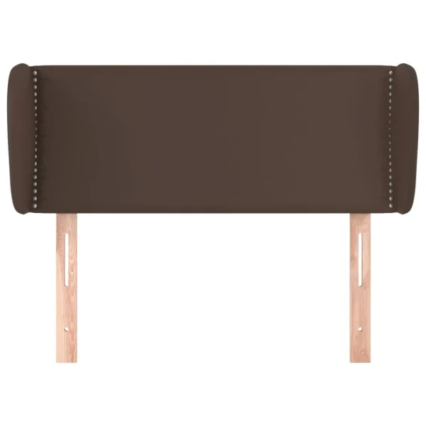 pas cher en ligne VidaXL Tête De Lit Avec Oreilles Marron 83x23x78/88 Cm Similicuir 4