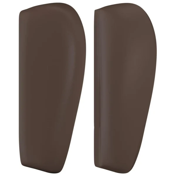 pas cher en ligne VidaXL Tête De Lit Avec Oreilles Marron 83x23x78/88 Cm Similicuir 5