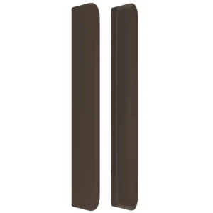 magasin en ligne france VidaXL Tête De Lit Avec Oreilles Marron 93x16x118/128 Cm Similicuir 13