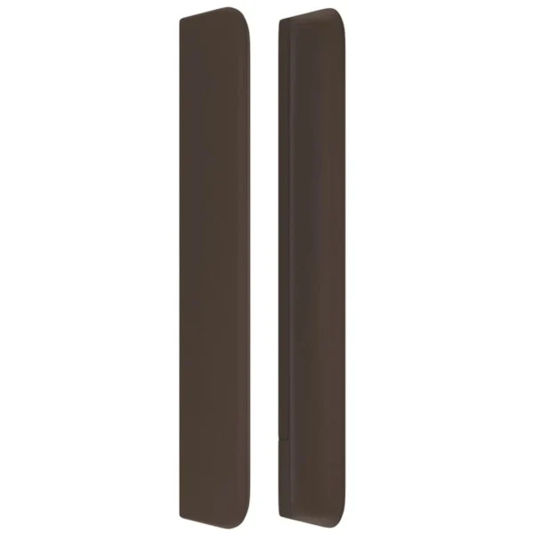 magasin en ligne france VidaXL Tête De Lit Avec Oreilles Marron 93x16x118/128 Cm Similicuir 5