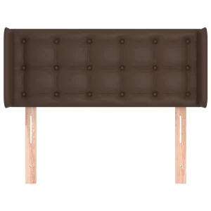 VidaXL Tête De Lit Avec Oreilles Marron 93x16x78/88 Cm Similicuir Prestation Et Rapide 11