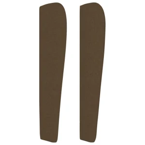 REMISE allant jusqu. VidaXL Tête De Lit Avec Oreilles Marron Foncé 203x23x118/128 Cm Tiss… 13