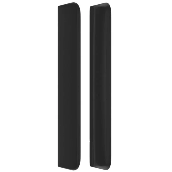 VidaXL Tête De Lit Avec Oreilles Noir 103x16x118/128 Cm Similicuir destockage 5