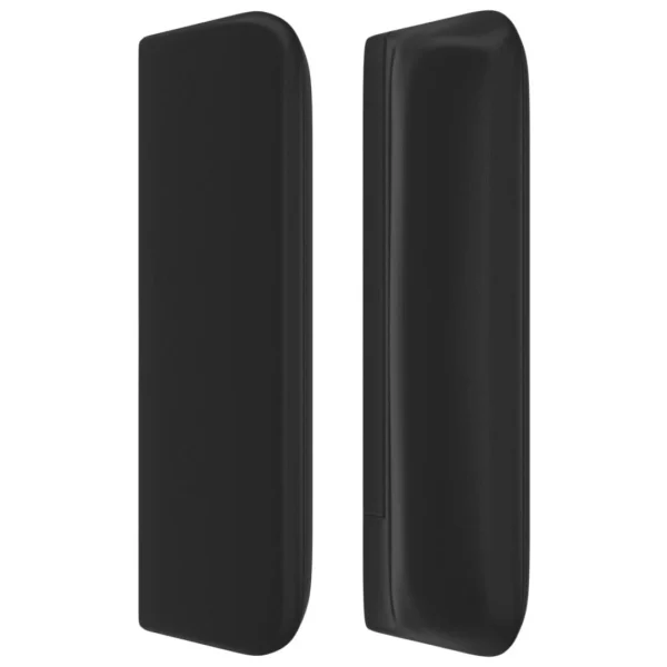 Achat VidaXL Tête De Lit Avec Oreilles Noir 103x16x78/88 Cm Similicuir 5