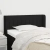 meilleure qualité VidaXL Tête De Lit Avec Oreilles Noir 103x16x78/88 Cm Tissu 19