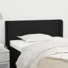 VidaXL Tête De Lit Avec Oreilles Noir 103x16x78/88 Cm Tissu excellente qualité 16