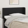 VidaXL Tête De Lit Avec Oreilles Noir 93x16x78/88 Cm Similicuir marque pas cher en ligne 16