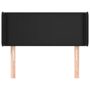 VidaXL Tête De Lit Avec Oreilles Noir 93x16x78/88 Cm Similicuir marque pas cher en ligne 11