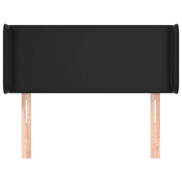 VidaXL Tête De Lit Avec Oreilles Noir 93x16x78/88 Cm Similicuir marque pas cher en ligne 4