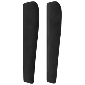 VidaXL Tête De Lit Avec Oreilles Noir 93x23x118/128 Cm Velours marques de renommée 13