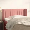 VidaXL Tête De Lit Avec Oreilles Rose 103x16x78/88 Cm Velours site en ligne 17