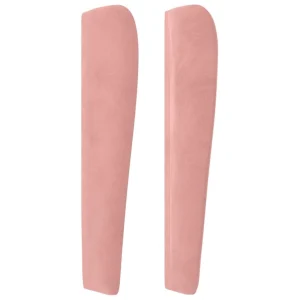 france VidaXL Tête De Lit Avec Oreilles Rose 103x23x118/128 Cm Velours 13