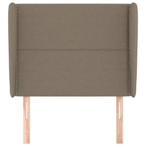 VidaXL Tête De Lit Avec Oreilles Taupe 83x23x118/128 Cm Tissu magasins pas chers 11