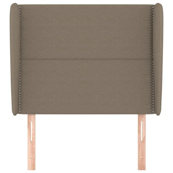 VidaXL Tête De Lit Avec Oreilles Taupe 83x23x118/128 Cm Tissu magasins pas chers 4