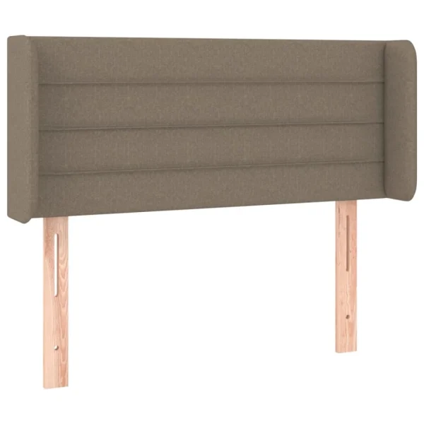 VidaXL Tête De Lit Avec Oreilles Taupe 93x16x78/88 Cm Tissu soldes ligne 3