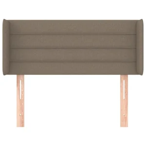 VidaXL Tête De Lit Avec Oreilles Taupe 93x16x78/88 Cm Tissu soldes ligne 11
